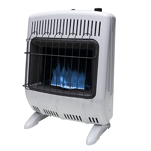 Mr. Heater Vent Free 20,000 British Thermal Unit Radiant Propane Heater with Thermostat and Automatic Low Oxygen Shut Off for Indoor Use, White