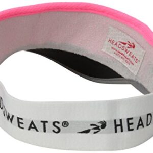 Headsweats Womens Lightweight Performance Running Reflective Visor, Neon Orange