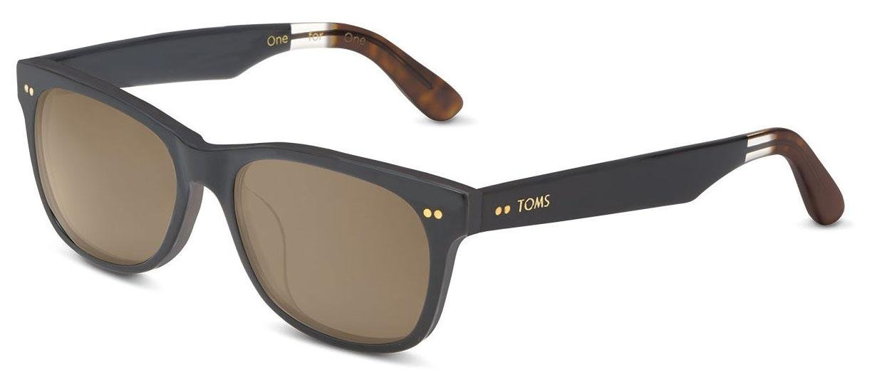 TOMS unisex adult Beachmaster Sunglasses, Matte Black, 55 mm US