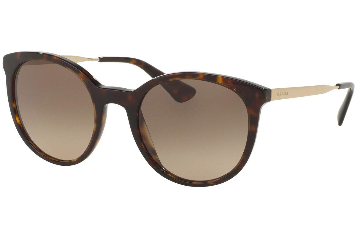 Prada PR 17SS Women's Sunglasses Havana/Brown Gradient 53