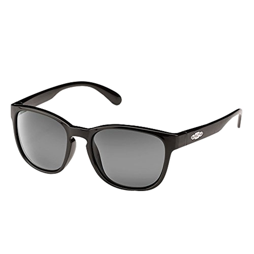 Suncloud Optics Loveseat Polarized Sunglasses (Black,Gray Polarized) Lens Width: 57