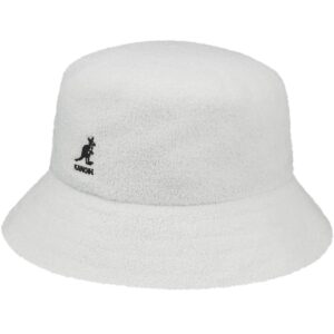 Kangol Bermuda Bucket Hat for Men and Women, Fun Bucket Hat, White, X-Large