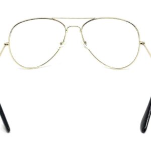 SHAMZBEST Clear Lens Aviator Eyeglasses Classic Retro