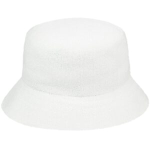 Kangol Bermuda Bucket Hat for Men and Women, Fun Bucket Hat, White, X-Large