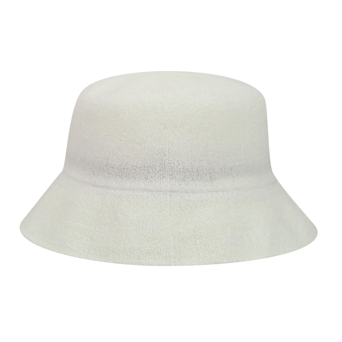 Kangol Bermuda Bucket Hat for Men and Women, Fun Bucket Hat, White, X-Large