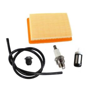 huri air filter with fuel filter fuel line spark plug grommet tuneup kit for stihl backpack blower br320 br340 br380 br400 br420 br420c