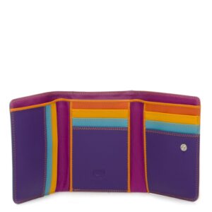 mywalit Tri-Fold Wallet - Leather, Multi-Color, 8 Card, Id Window, Coin Pocket