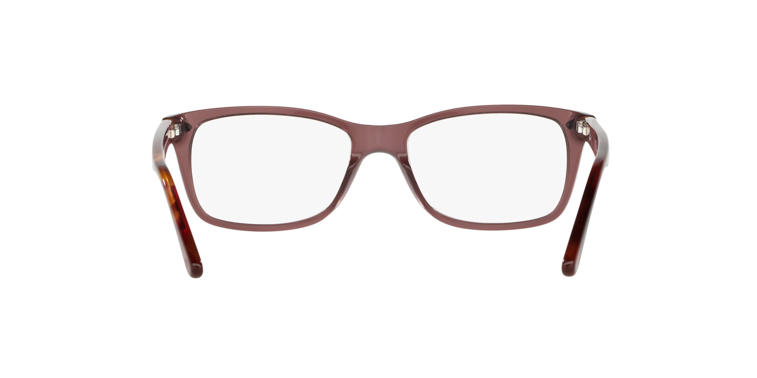 Ray-Ban RX5228 Square Prescription Eyeglass Frames, Opal Brown/Demo Lens, 55 mm