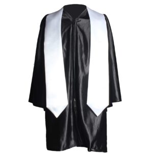 MyGradDay Unisex Plain Graduation Stole for Kinergarten and Elementary School Length 50'',12 Colors