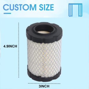 Podoy 796031 Air Filter for Compatible with Briggs and Stratton with Pre Filter 797704 594201 591334 796031 MIU13038 GY21435 MIU13963 Lawn Mower