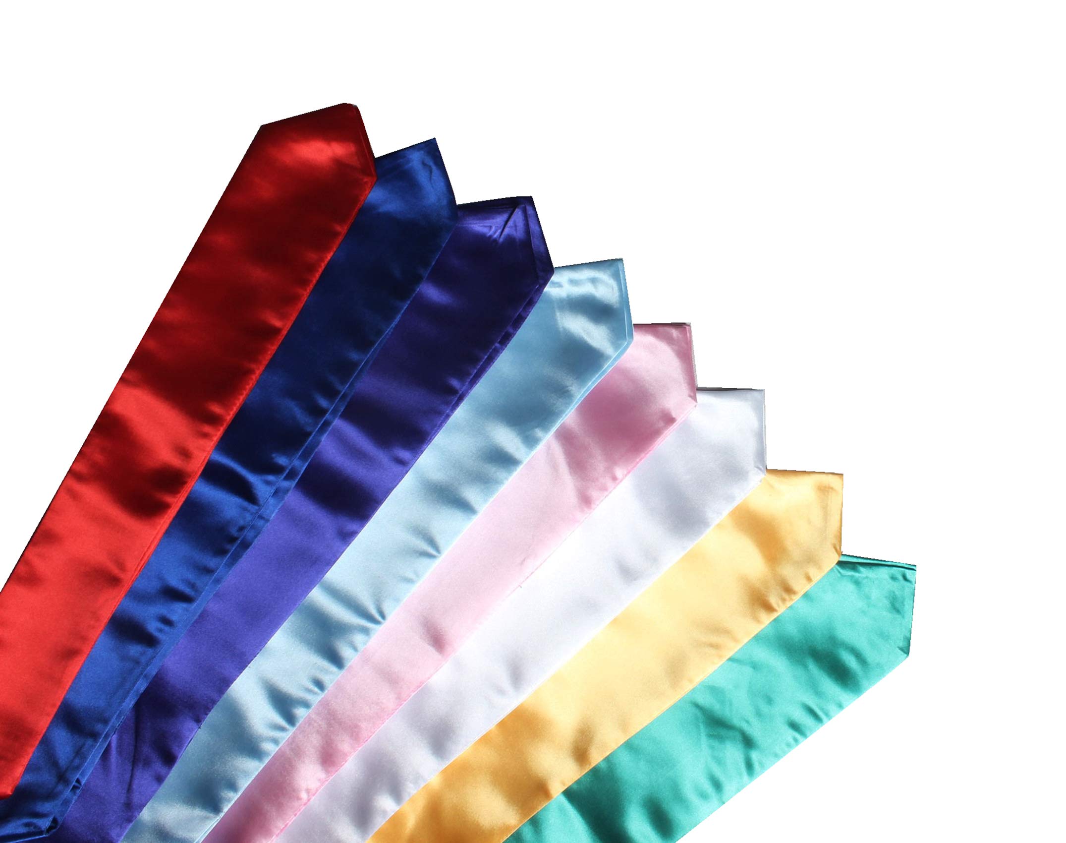 MyGradDay Unisex Plain Graduation Stole for Kinergarten and Elementary School Length 50'',12 Colors