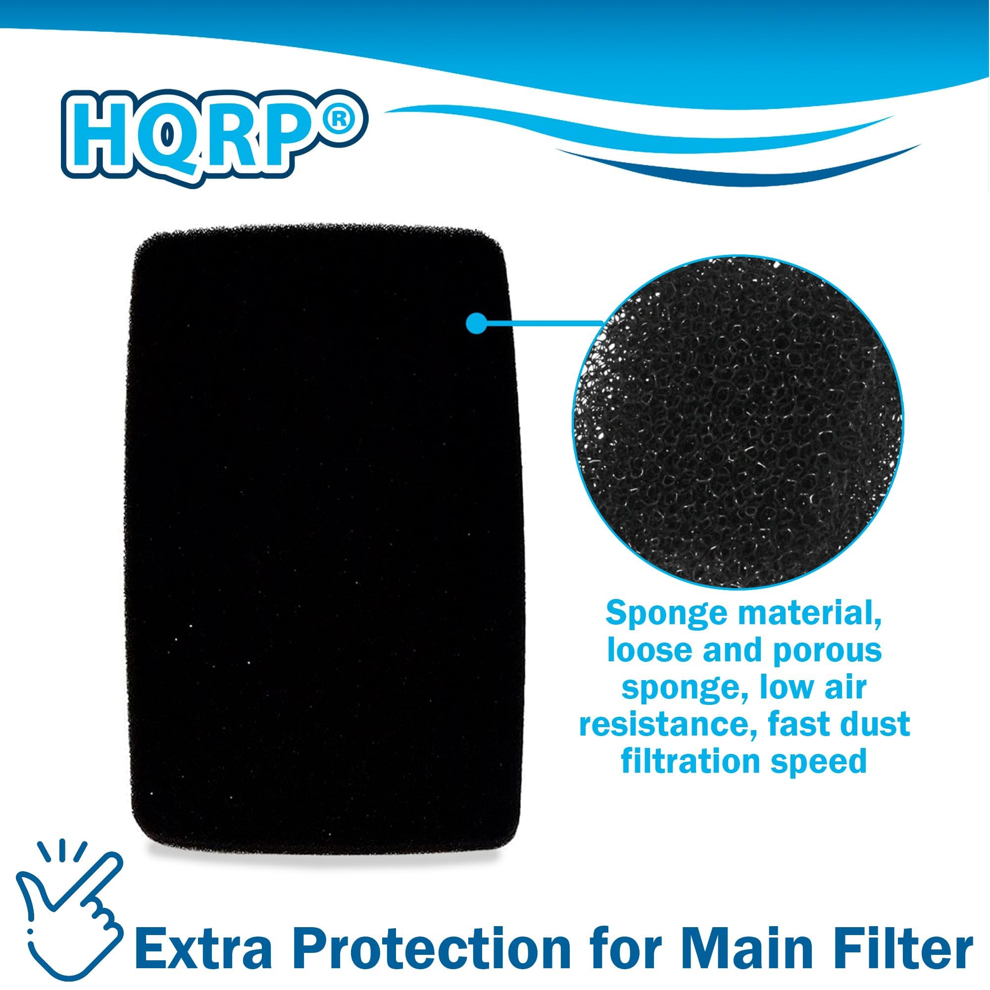 HQRP Filter Element with Pre-Filter Compatible with Husqvarna 170BF 170BT 180BF 180BT 370BFS 370BTS 380BFS 380BTS 570BFS 570BTS 580BFS 580BTS Backpack Blowers