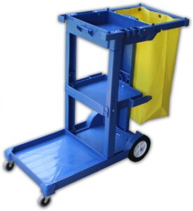 janitor cart - blue