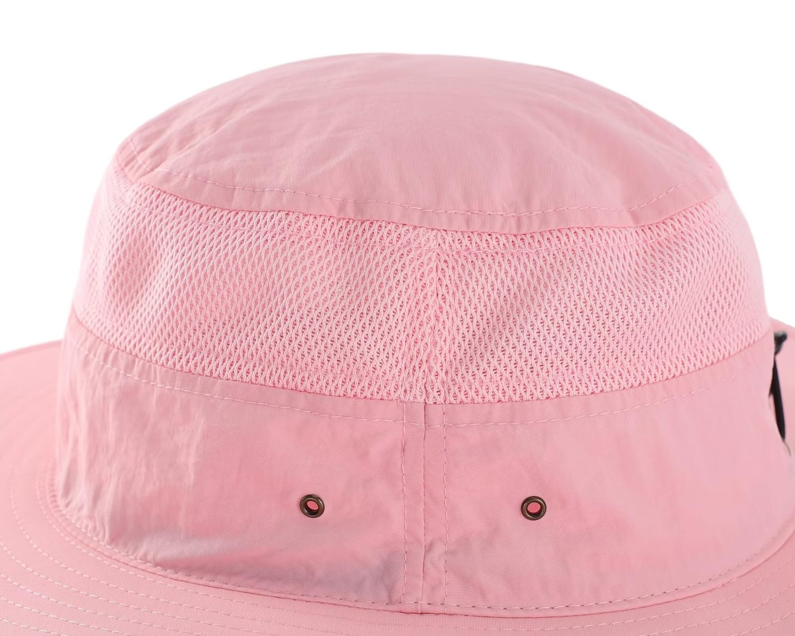 Home Prefer Womens Sun Hat Lightweight Mesh Bucket Hat UPF50+ Wide Brim Sun Protection Caps Pink