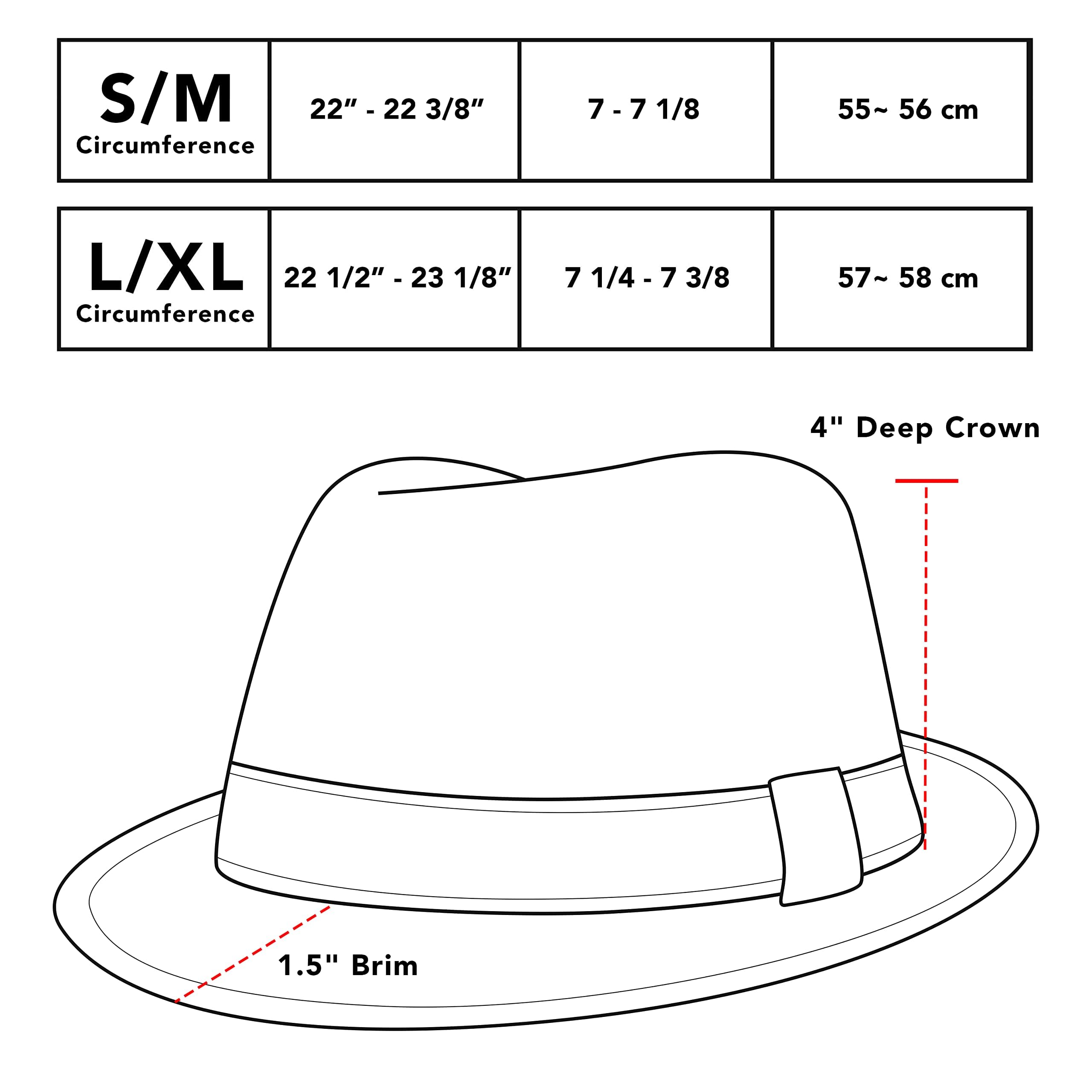 The Hat Depot Light Weight Classic Soft Cool Mesh Crushable Fedora hat (L/XL, White)