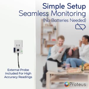 Proteus AMBIO - Wifi Temperature Humidity sensor with Buzzer and Email/Text Alerts