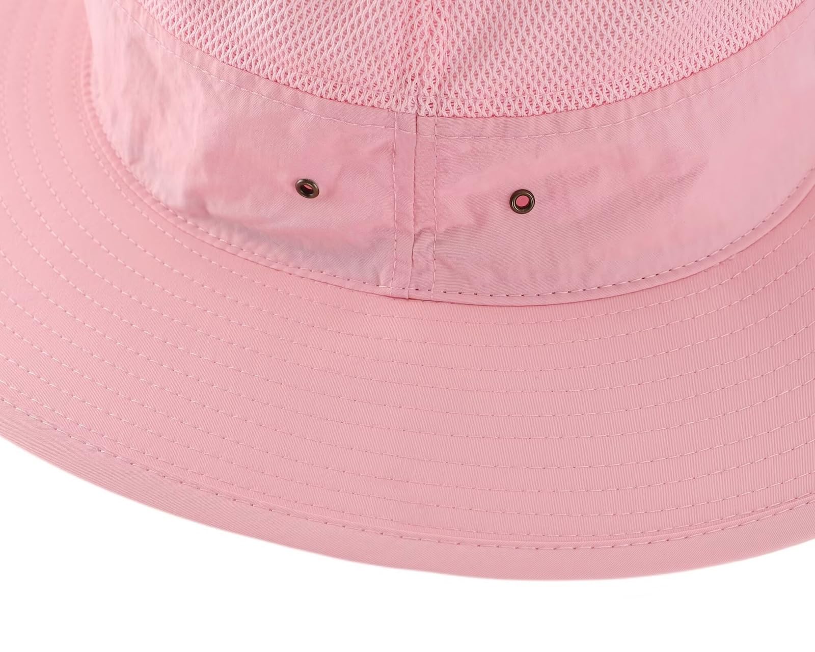 Home Prefer Womens Sun Hat Lightweight Mesh Bucket Hat UPF50+ Wide Brim Sun Protection Caps Pink