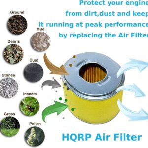 HQRP 2-pack Cleaner Filter Combo compatible with Lesco 014945 / Stens 100-818 / Oregon 30-406 / Honda 17210-ZE2-505 / J.Thomas AF-692 Replacement