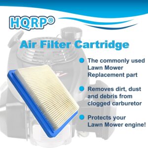 HQRP 2-Pack Filter Cartridge 491588S w/Pre-Filter compatible with Briggs & Stratton 3.5-6.75 HP Quantum Engines 625-1575 Series 625 650 675 625e 675e 675ex 725e 725ex Series Lawn Mower Engines