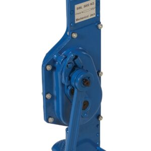 Vestil MMJ-10 Mechanical Machinery Jack 13 in. x 13-5/8 in. x 42-5/16 in. 10,000 Lb. Capacity Blue