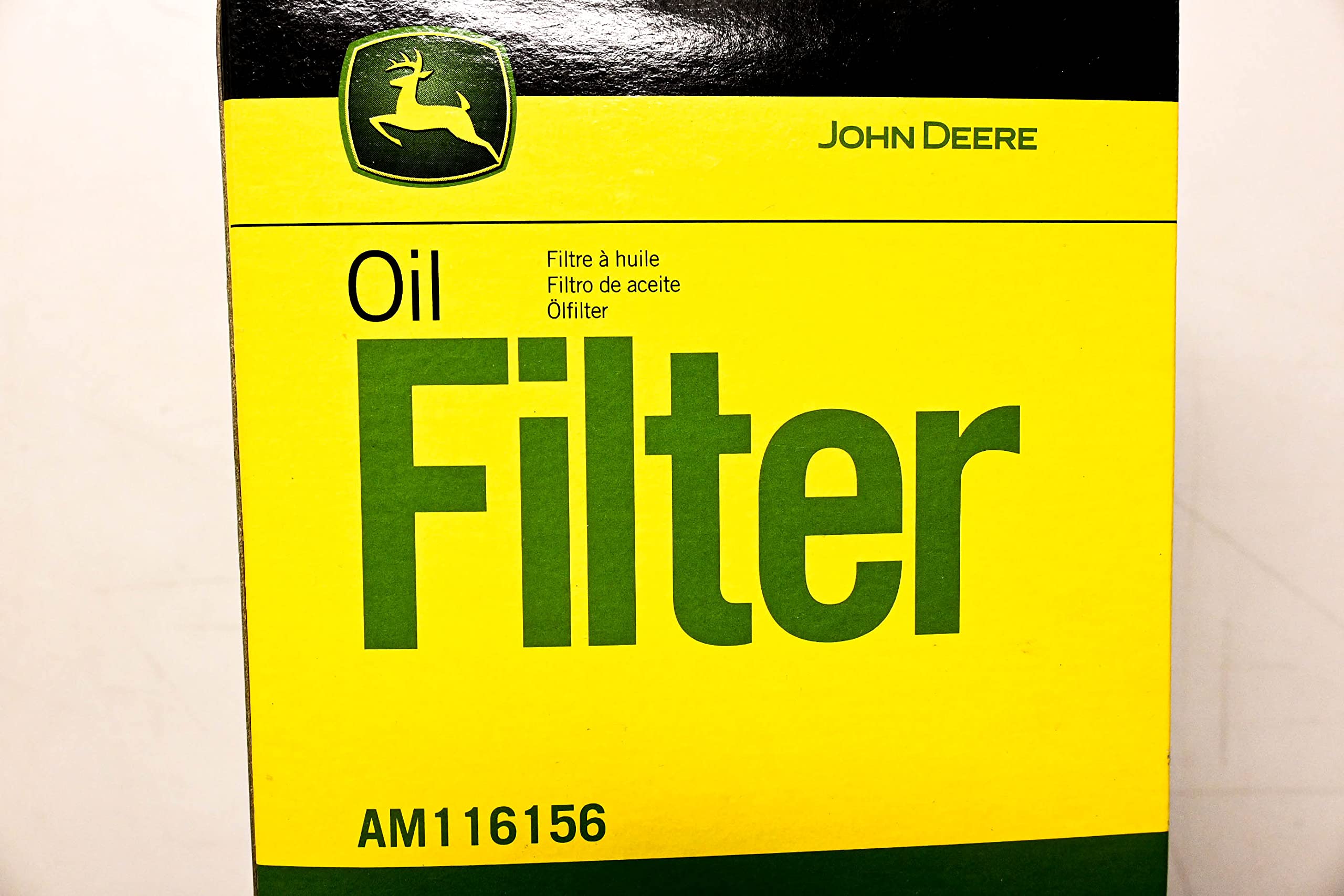 John Deere Original Equipment Transaxle Oil Filter For 400 Series #Am116156