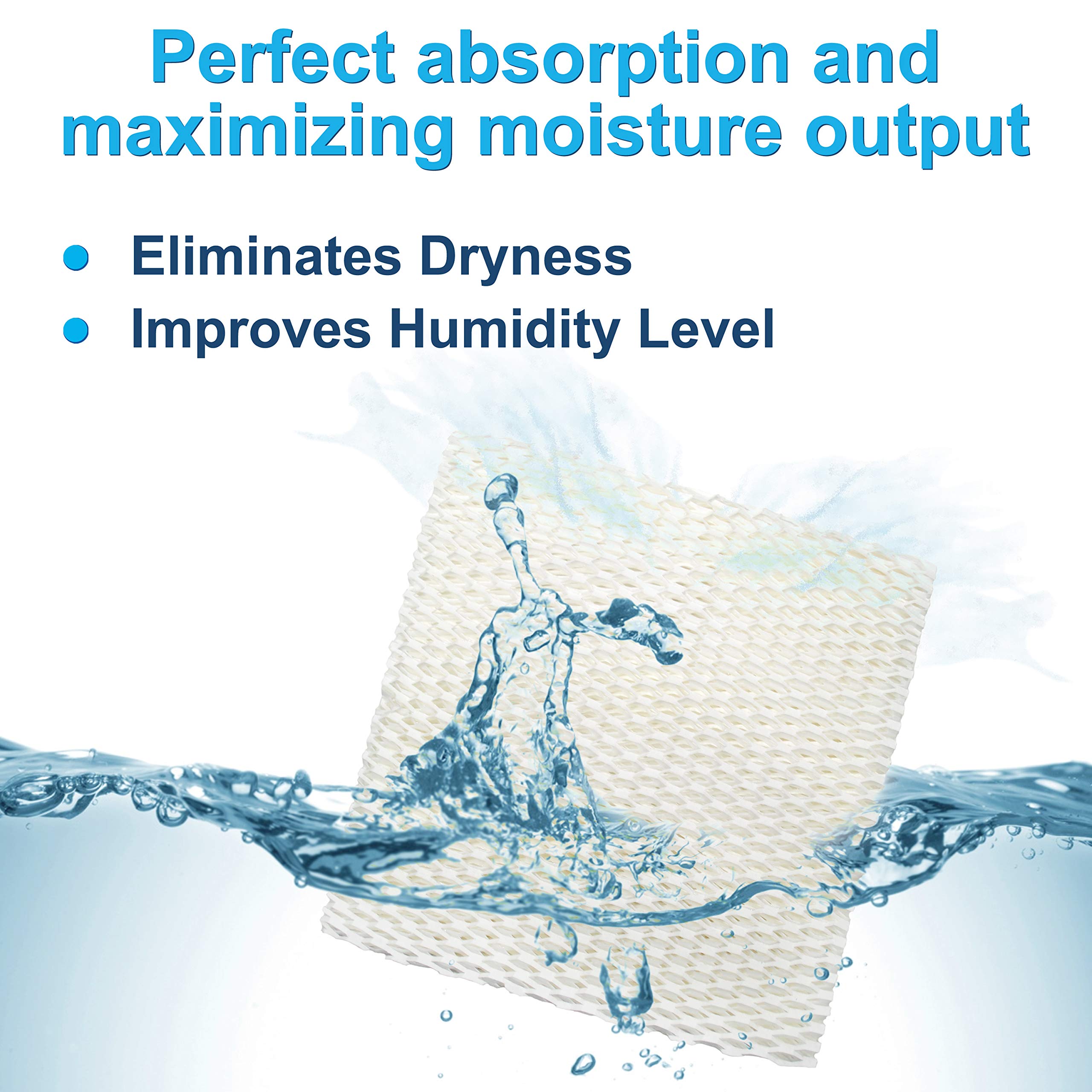 HQRP 2-Pack Water Filter Replacement for Bryant Carrier P110-4545 fits HUMCCWBP, HUMBBWBP, HUMCRWBP series, HUMCCWBP2417, HUMBBWBP2417, HUMCRWBP2417 Humidifiers