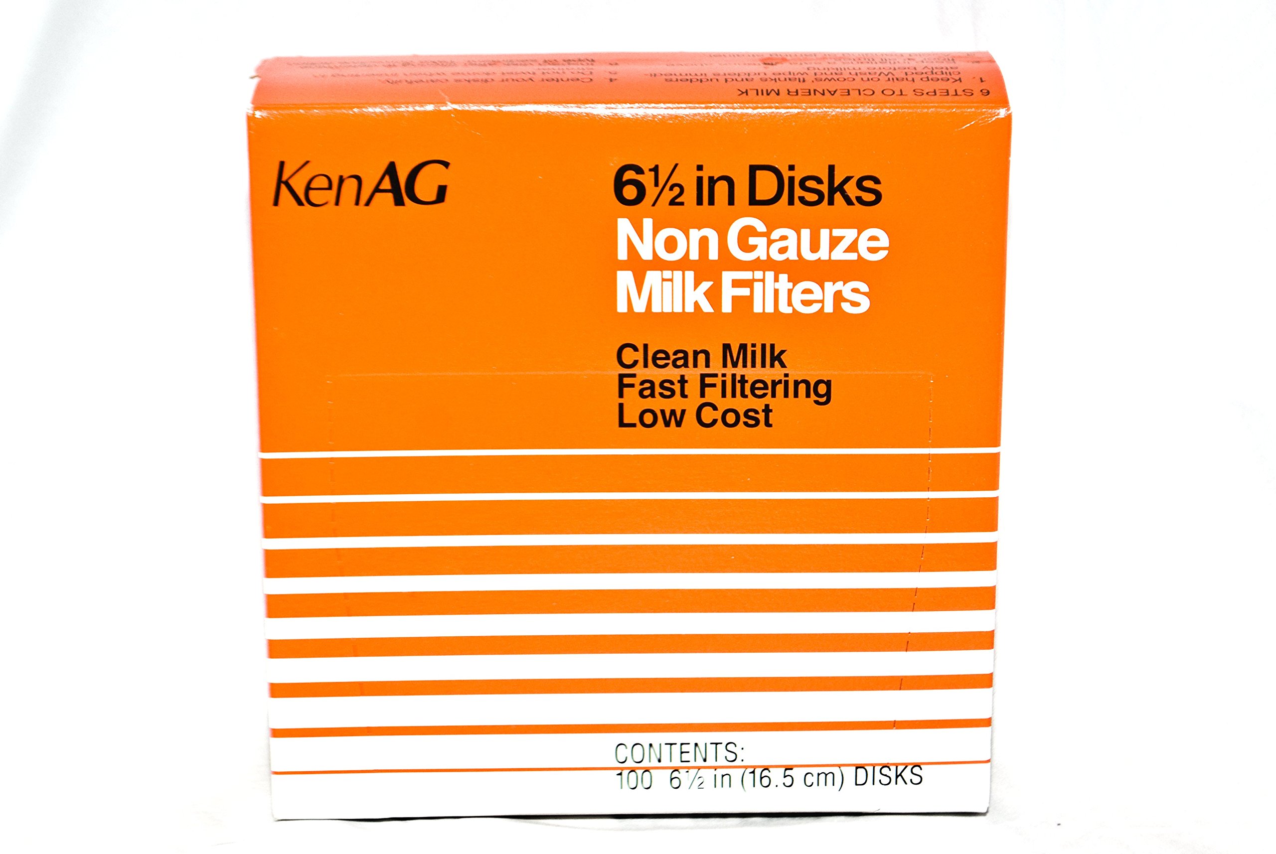 6-1/2" Milk Filter Disks Non-Gauze 100pk, D110 (1)