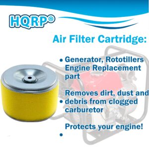 HQRP Filter Element Combo compatible with Honda EG5000 EG5000X EG5000XK1 EN5000 EZ5000 Generator, FRC800 FRC800K1 Rottotiller Tiller