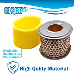 HQRP Filter Element Combo compatible with Honda EG5000 EG5000X EG5000XK1 EN5000 EZ5000 Generator, FRC800 FRC800K1 Rottotiller Tiller