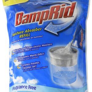 DampRid Moisture Absorber 42oz Refill Bag Fragrance Free (Pack of 3)