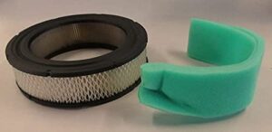 genuine briggs & stratton 692519 air filter & 692520 pre filter combo set oem