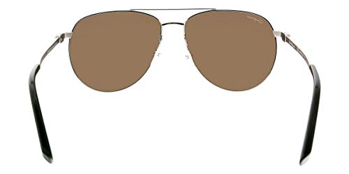 Ferragamo Brown Polarized Aviator Sunglasses SF157S 045 60