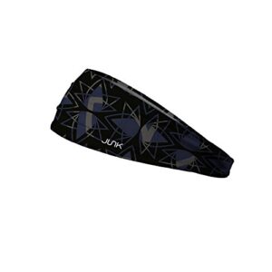 junk brands winter soul big bang lite headband, black, one size, (wintersoul-bbl)