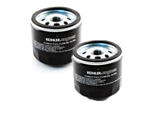 kohler (2 pack) 12 050 01-s1 engine oil filter for cv17 - cv26 and ch17 - ch26