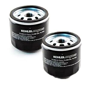 Kohler (2 Pack) 12 050 01-S1 Engine Oil Filter For CV17 - CV26 And CH17 - CH26