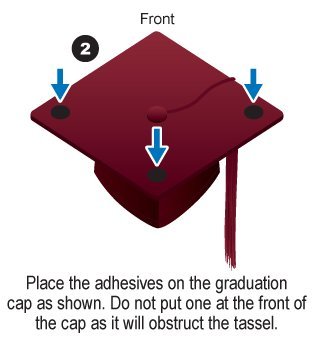 Tassel Toppers - Over 9000 Grad Cap Topper, Grad Cap Decorations and Graduation Accessories