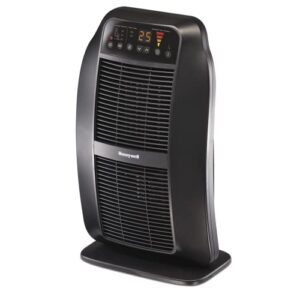 honeywell heatgenius ceramic heater, black – easy to use space heater with multi-directional heating, digital controls and programmable thermostat