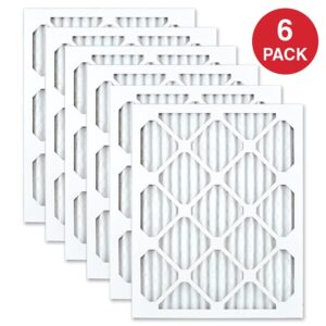 AIRx ALLERGY 16x20x1 MERV 11 Pleated Air Filter - Made in the USA - Box of 6