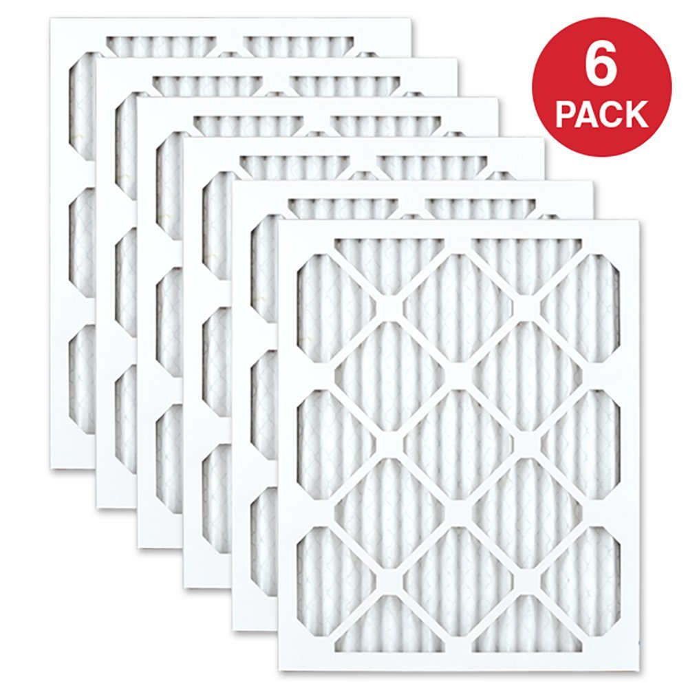 AIRx ALLERGY 16x20x1 MERV 11 Pleated Air Filter - Made in the USA - Box of 6