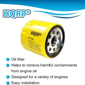 HQRP Oil Filter compatible with John Deere AM101207 / Onan 122-0645 / Toro NN10147 / Craftsman 5205002 / Gravely 042366 / OREGON 83-283 / WOODS 70939 Replacement