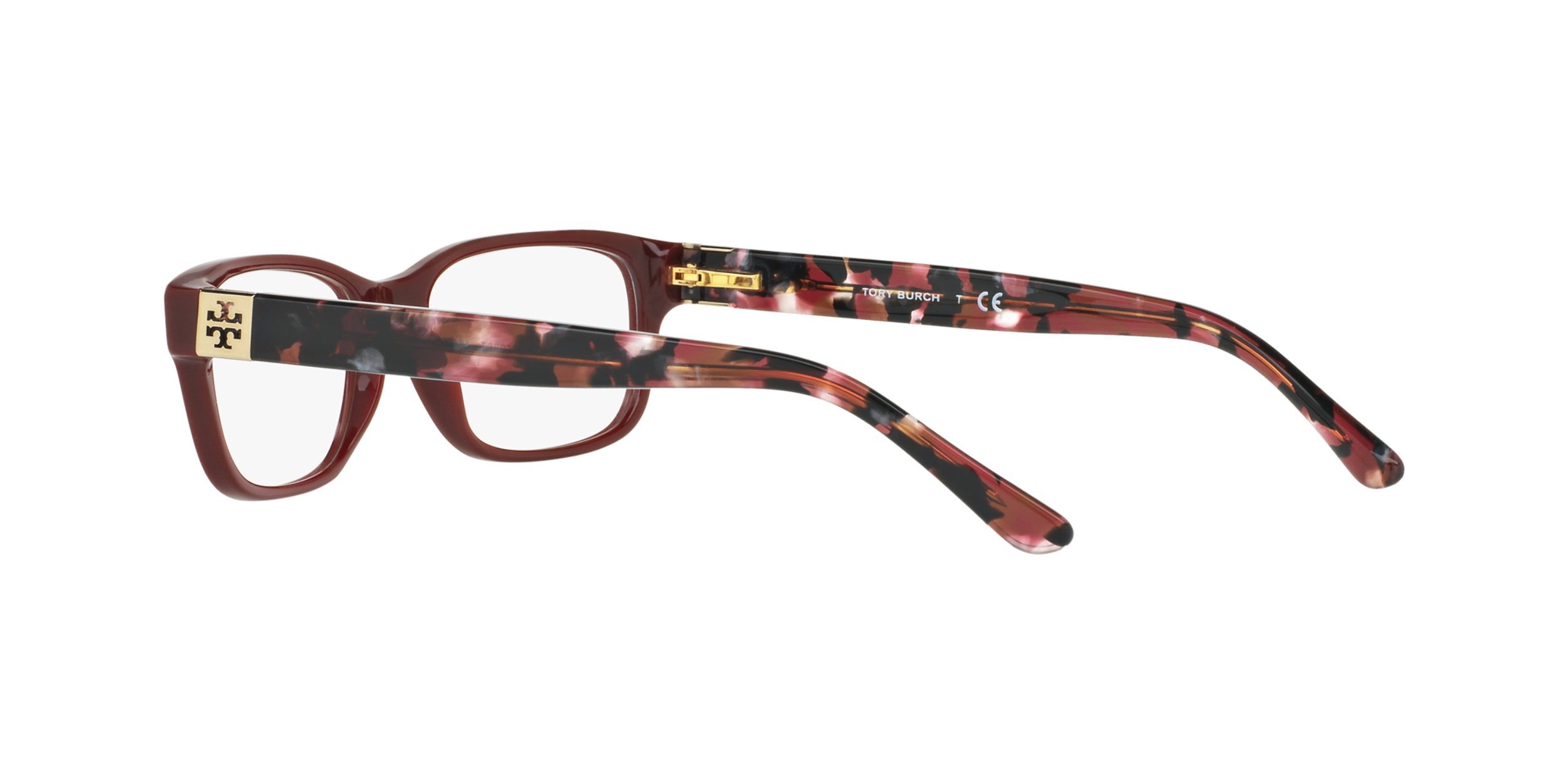 Tory Burch TY2067 Eyeglass Frames 1610-52 - Port/Pearl Port Tortoise TY2067-1610-52