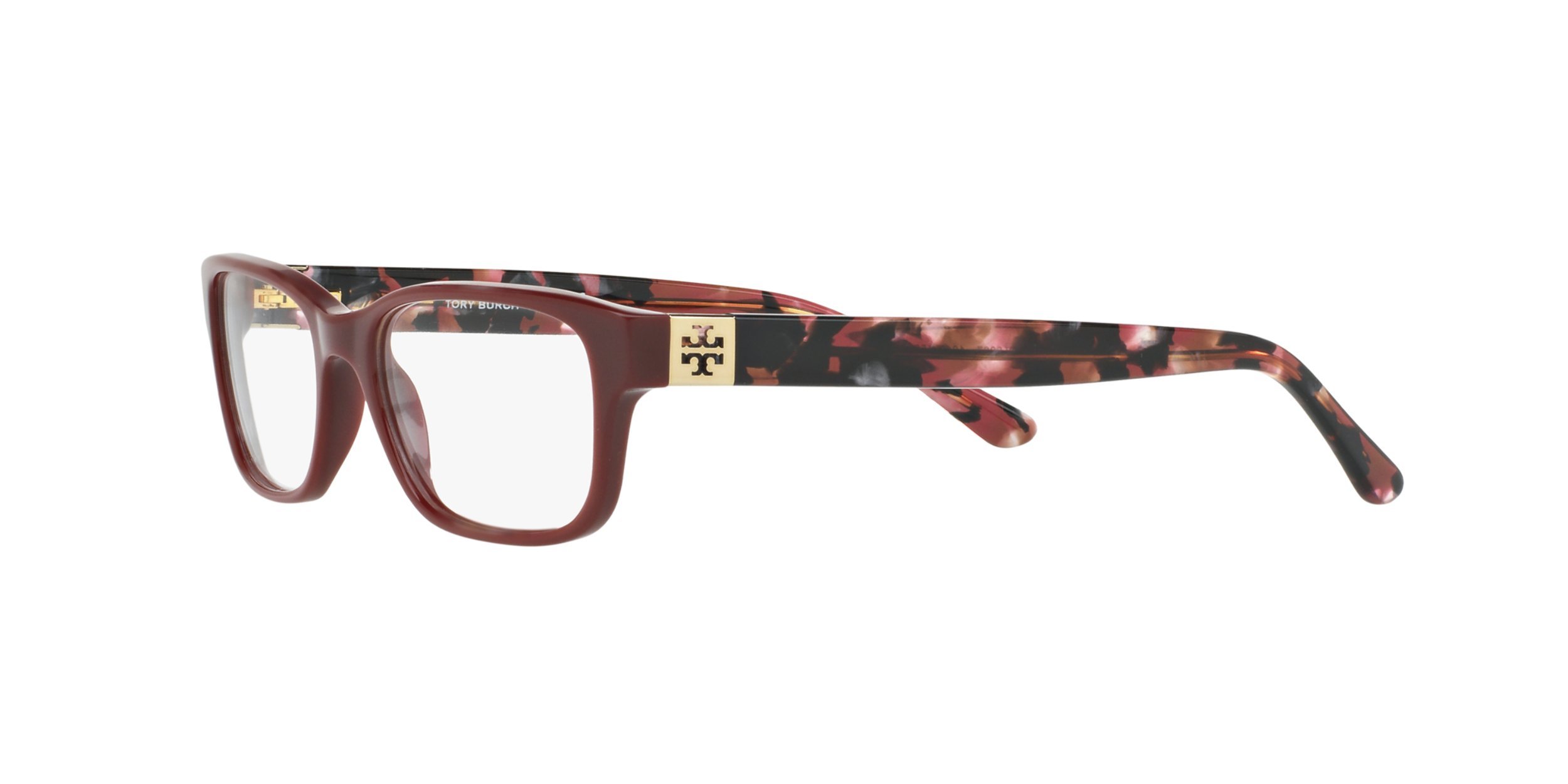 Tory Burch TY2067 Eyeglass Frames 1610-52 - Port/Pearl Port Tortoise TY2067-1610-52