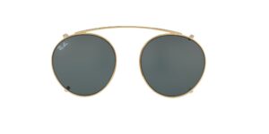 ray-ban rx2447c round prescription eyeglass frames, arista/dark green, 49 mm