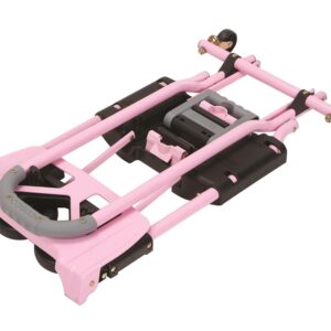 COSCO Shifter Multi-Position Folding Hand Truck and Cart, 300 lb. Weight Capacity, Pink