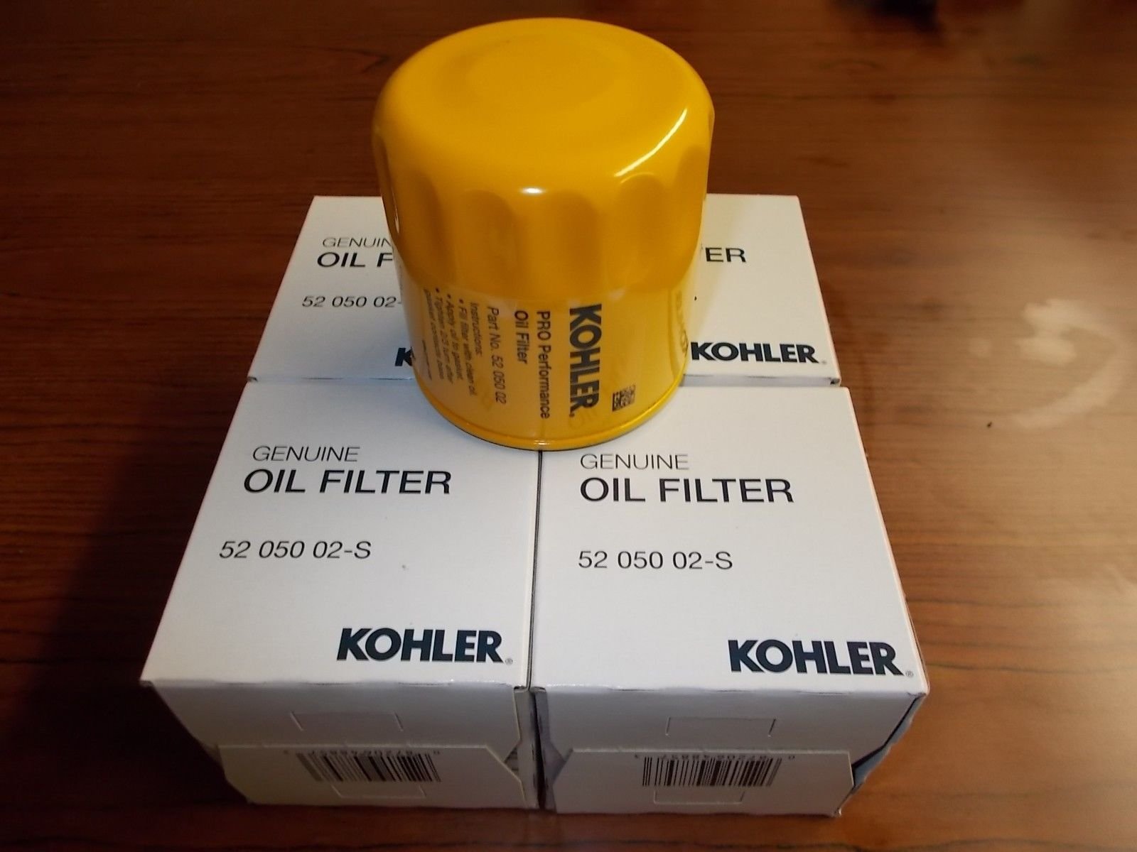 5205002s 52-050-02s 52 050 02-s (4) pack NEW Pro Performance OEM Kohler Oil Filter