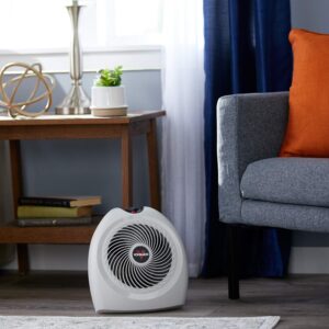 Vornado VH2 Whole Room Space Heater, Temperature Control, Fan Only Setting, Linen