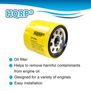 HQRP Oil Filter compatible with KOHLER 14, 16, 18, and 20 HP Magnum Series Lawnmower Engines M18-M20, 52 050 02-S Replacement