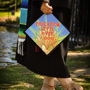 Tassel Toppers - Over 9000 Grad Cap Topper, Grad Cap Decorations and Graduation Accessories