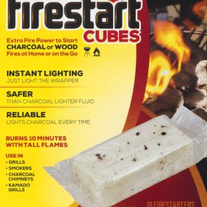 duraflame Firestart CUBES Firelighters, 18 pack