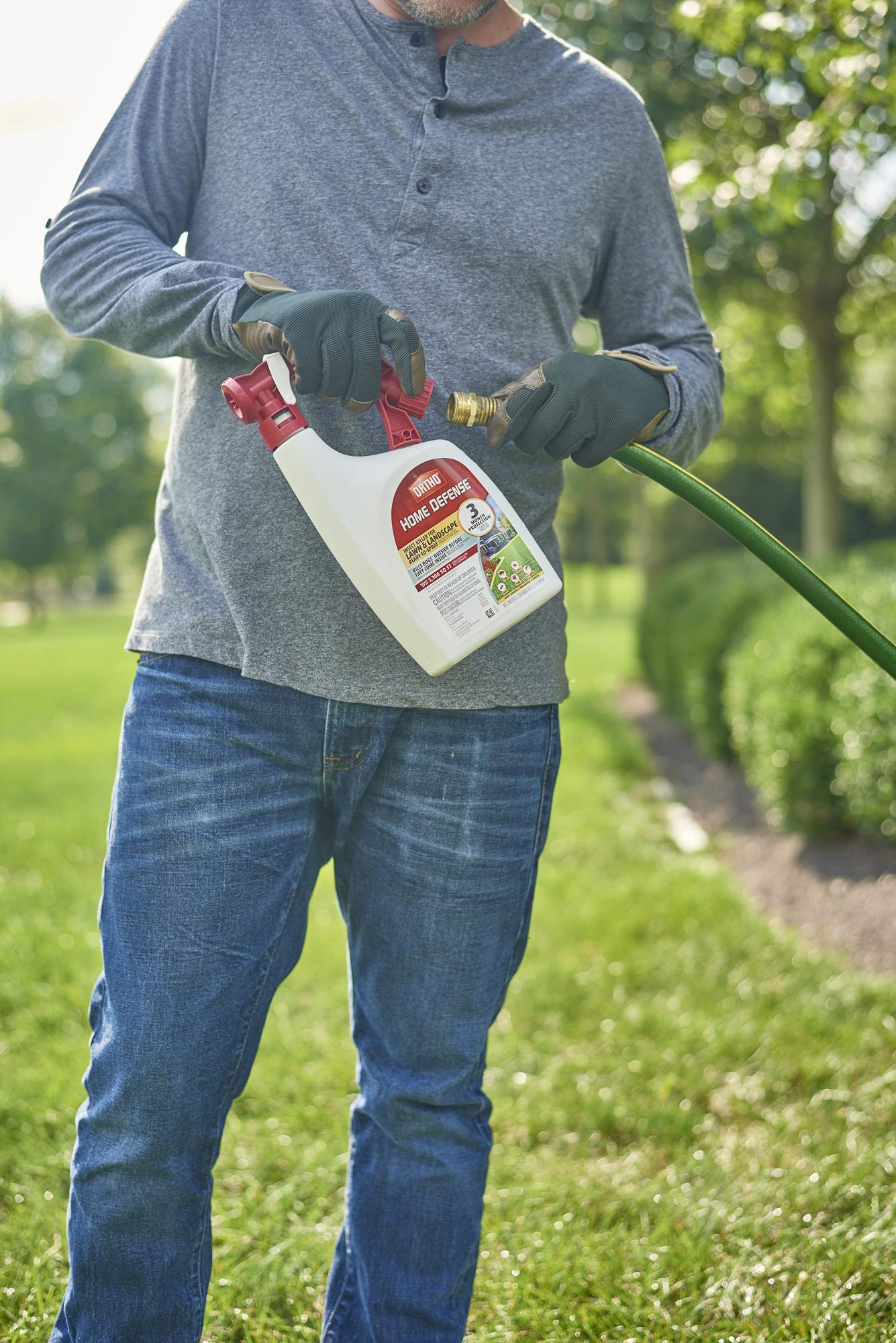 Ortho Home Defense Insect Killer for Lawn & Landscape Ready-To-Spray - Treats up to 5,300 sq. ft., Kills Ants, Ticks, Mosquitoes, Fleas & Spiders, Starts Killing Within Minutes, 32 oz.